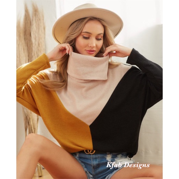 ❤️LAST 2! Sweater Knit Dolman Cowl Neck Soft Top! - Picture 6 of 6